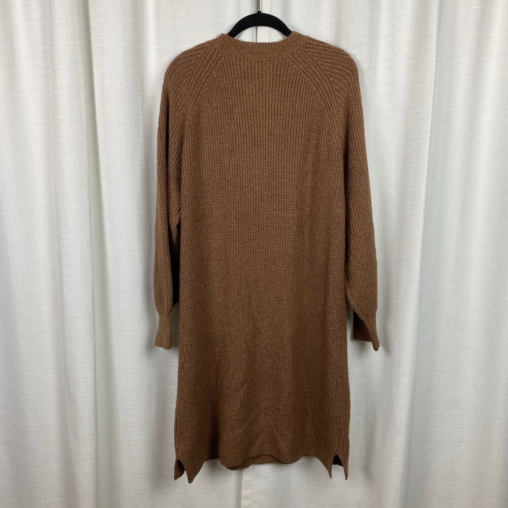 Old Navy Brown Long Sleeve Rib Knit Mini Sweater Dress Sz.XL NWT - Picture 8 of 12